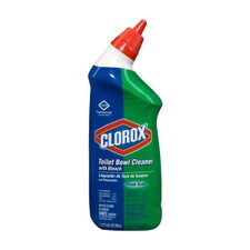 Clorox Toilet Bowl Cleaner with Bleach, designed for powerful cleaning and disinfecting in car wash restrooms.